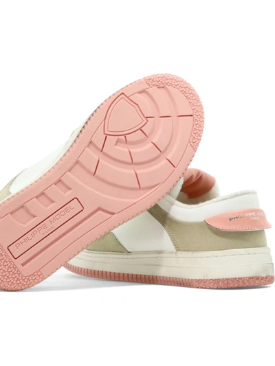 Shop Philippe Model "lyon Low" Sneakers In Pink
