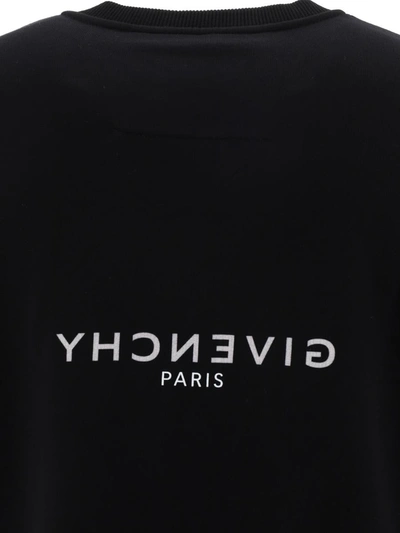 Shop Givenchy "reverse" Sweatshirt In Black