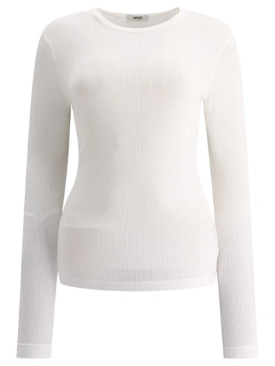 Shop Agolde "shona" T-shirt In White