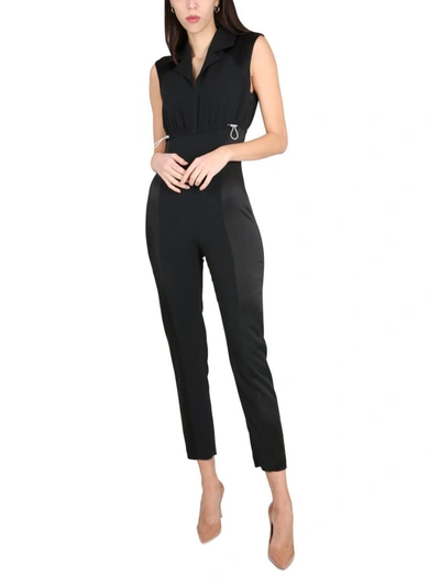 Shop Boutique Moschino "sport Chic" Jumpsuit In Black