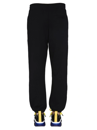 Shop Moschino "surf" Jogging Pants In Black