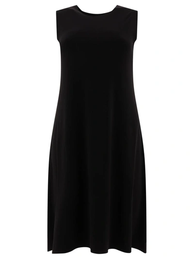 Shop Norma Kamali "swing" Dress In Black