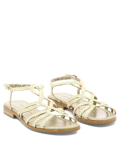 Shop Pons Quintana "tina" Sandals In Gold