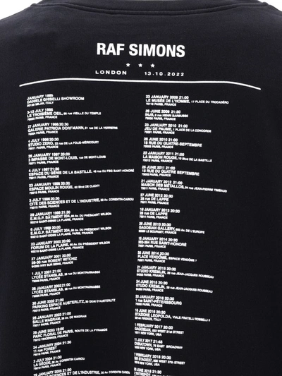 Shop Raf Simons "tour" Cardigan In Black