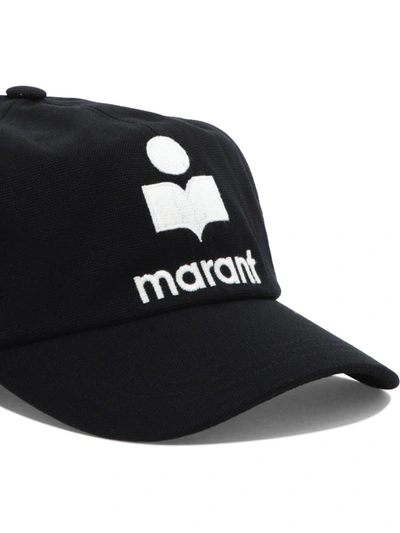 Shop Isabel Marant "tyron" Baseball Cap In Black