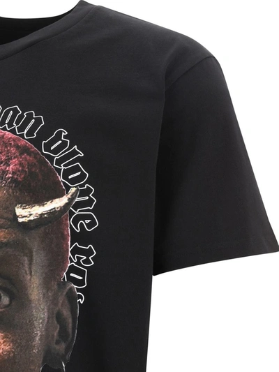 Shop Vlone " X Rodman Angels Vs Demon" T-shirt In Black