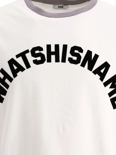 Shop Bode "whatshisname" T-shirt In White