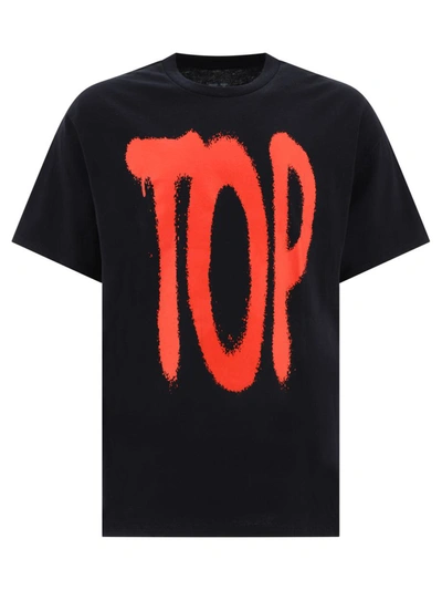 Shop Vlone "youngboy Nba X  Top" T-shirt In Black