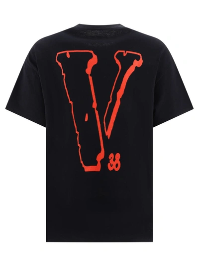 Shop Vlone "youngboy Nba X  Top" T-shirt In Black