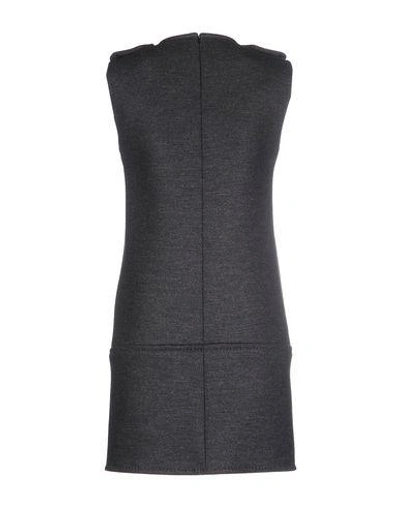 Shop Dsquared2 Woman Mini Dress Steel Grey Size S Virgin Wool, Viscose, Polyamide