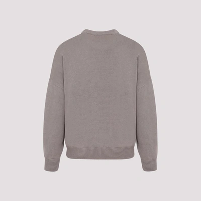 Shop 032c Selfie Pullover Sweater In Grey