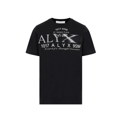 Shop Alyx 1017  9sm  Collection Logo T-shirt Tshirt In Black