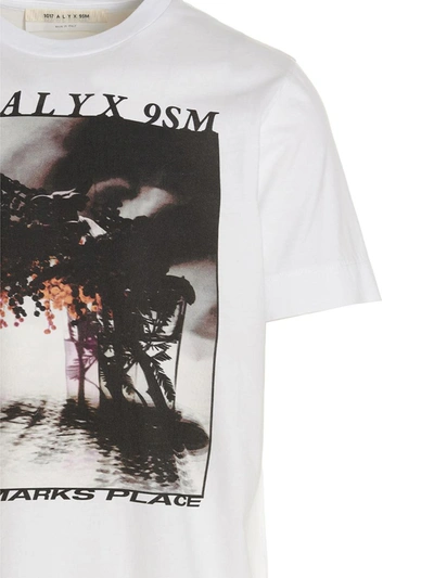 Shop Alyx 1017  9sm 'flower' T-shirt In White