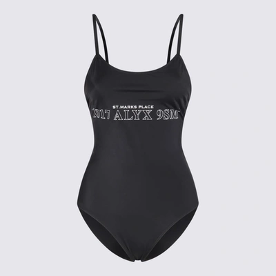 Shop Alyx 1017  9sm Black And White Swimsuit