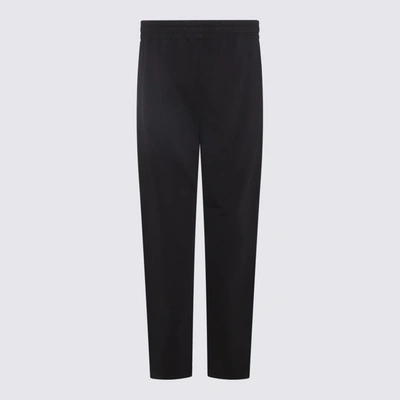 Shop 424 Black Cotton Track Pants