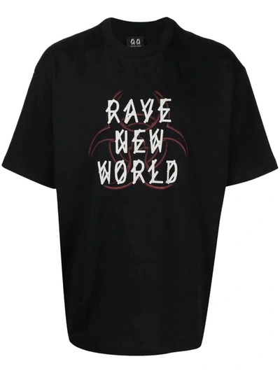 Shop 44 Label Group M Cotton T-shirt With Graphic Print In Black
