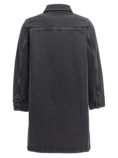 Shop Apc A.p.c. 'asymmetric' Dress In Black