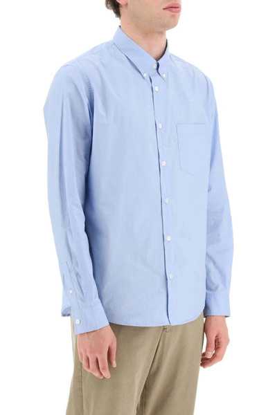 Shop Apc A.p.c. 'edouard' Shirt In Blue