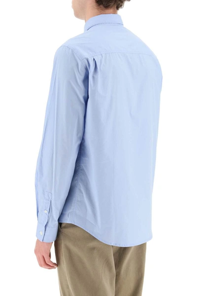 Shop Apc A.p.c. 'edouard' Shirt In Blue