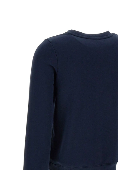 Shop Apc A.p.c. Cotton Sweatshirt "sweat Tina Marine" In Blue