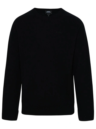 Shop Apc A.p.c. Black Elie Sweater