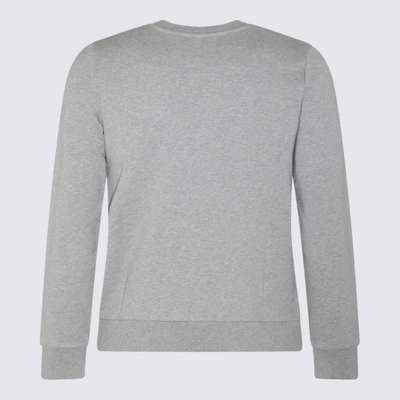 Shop A.p.c. Hathered Grey Cotton Sweatshirt