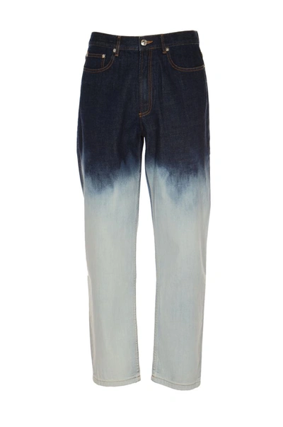 Shop Apc A.p.c. Jeans In Bleached Out