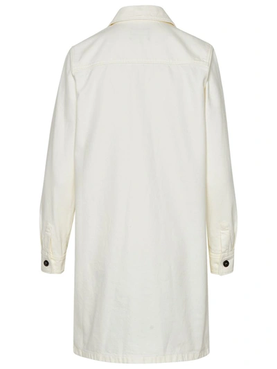 Shop Apc A.p.c. Mia White Cotton Dress