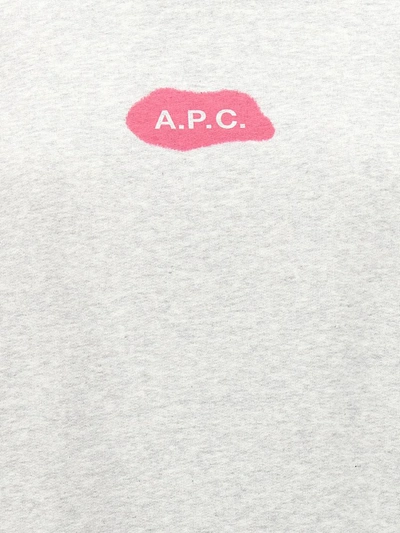 Shop Apc A.p.c. Sibylle Sweatshirt In Gray
