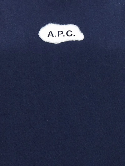 Shop Apc A.p.c. Sibylle Sweatshirt In Blue