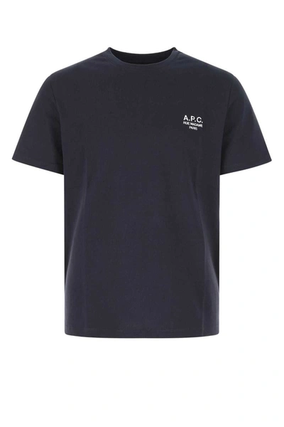 Shop Apc A.p.c. T-shirt In Blue