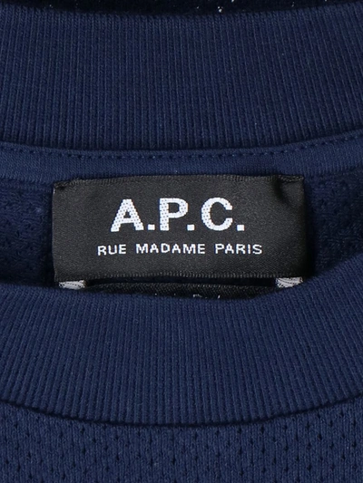 Shop Apc A.p.c. T-shirts And Polos In Blue