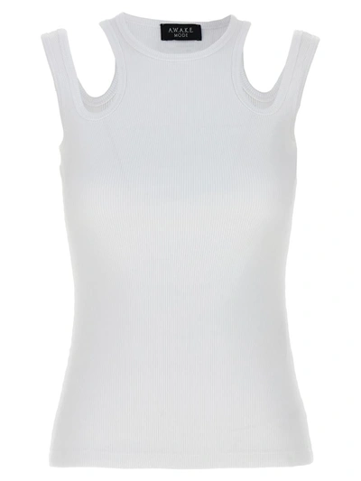 Shop A.w.a.k.e. Mode Multi Strap Tank Top In White