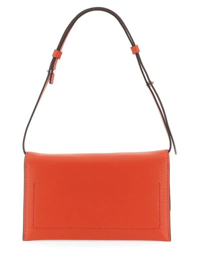 Shop Proenza Schouler White Label Accordion Small Shoulder Bag In Orange