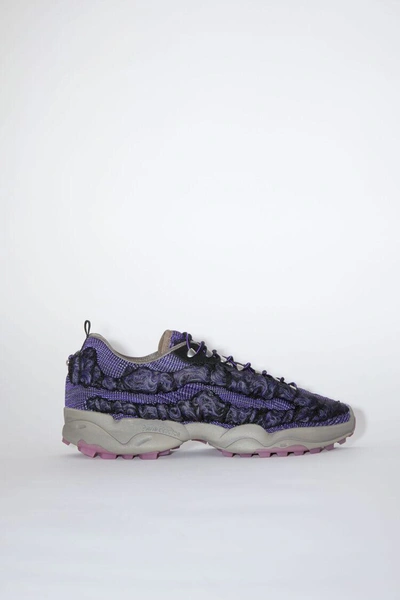 Shop Acne Studios Bubba M Shoes In Pink &amp; Purple