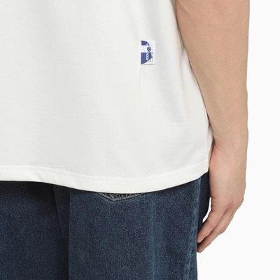 Shop Ader Error T-shirt With Geomid Logo Print In White