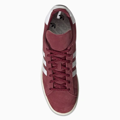 Adidas Originals Burgundy Campus 80s Low-top Sneakers In Red