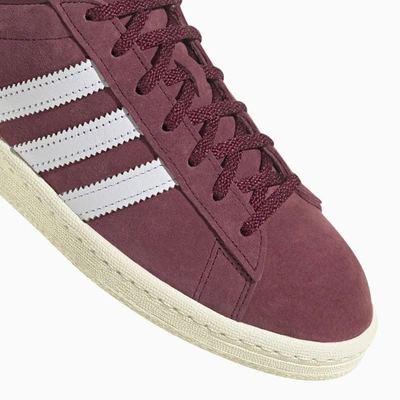 Adidas Originals Burgundy Campus 80s Low-top Sneakers In Red