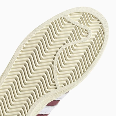Adidas Originals Burgundy Campus 80s Low-top Sneakers In Red