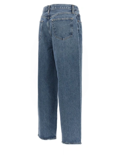 Shop Agolde 'dara' Jeans In Light Blue