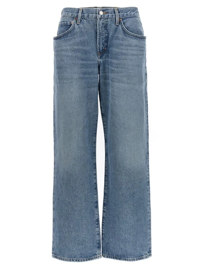 Shop Agolde 'fusion' Jeans In Blue