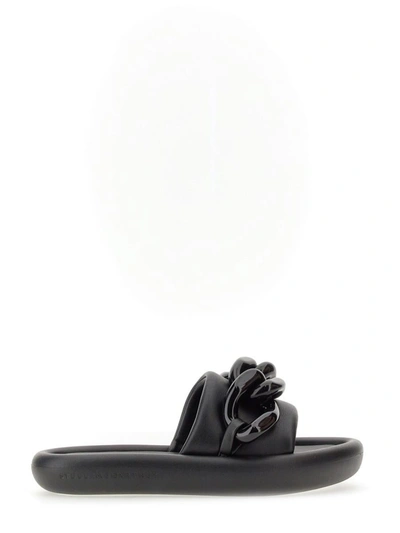 Shop Stella Mccartney Air Slide Sandals In Black