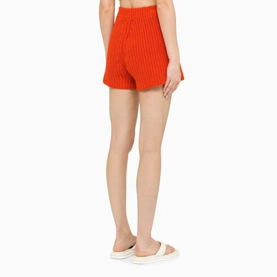 Shop Alanui Caribbean Vibes Shorts In Orange