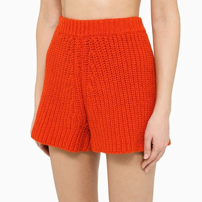 Shop Alanui Caribbean Vibes Shorts In Orange