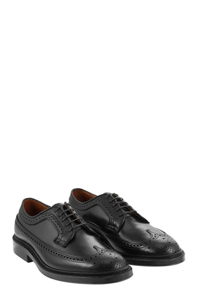 Shop Alden Shoe Company Alden Duilio Cordovan Shoe In Black