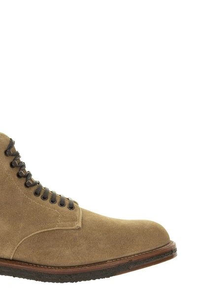 Shop Alden Shoe Company Alden Smooth Toe Commando Sole Boot In Tan