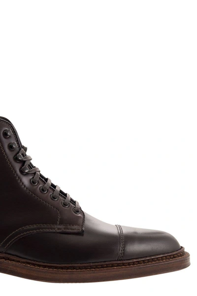 Shop Alden Shoe Company Alden Straight Tip Boot In Burgundy