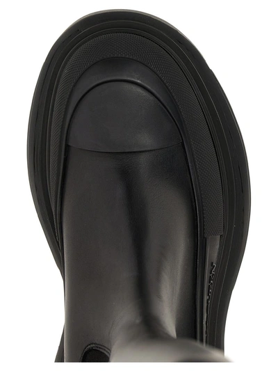 Shop Alexander Mcqueen 'tread Slick' Boots In Black
