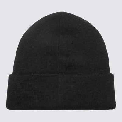 Shop Alexander Mcqueen Black And Ivory Cashmere Beanie In Black/ivory