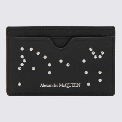 Shop Alexander Mcqueen Black Leather Cardholder